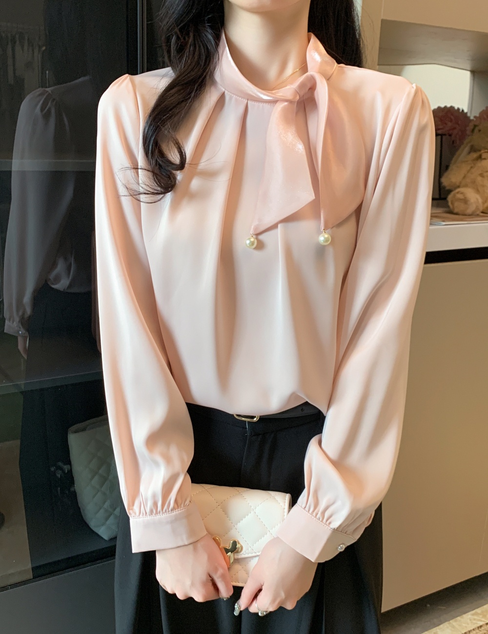Show young simple tops autumn shirt for women