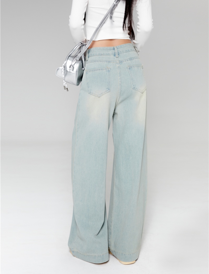Big speaker large yard slim wide leg pants for women