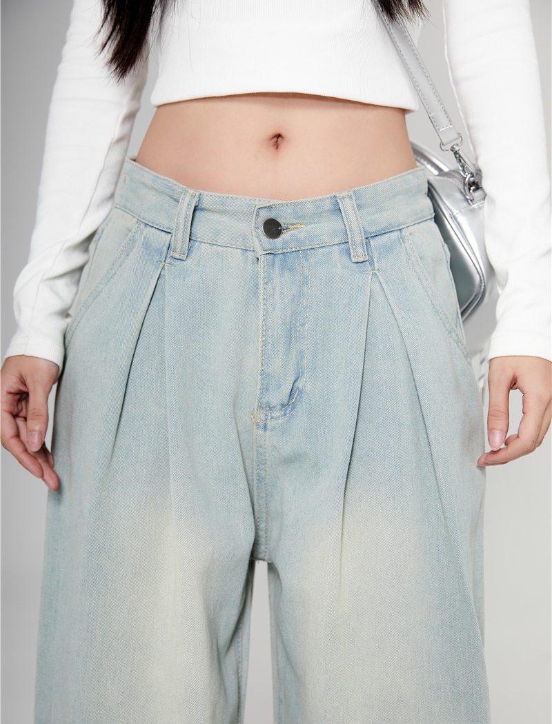 Big speaker large yard slim wide leg pants for women