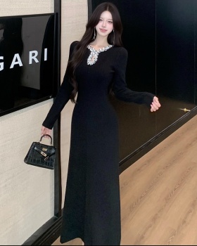 Drops of water long dress retro dress for women