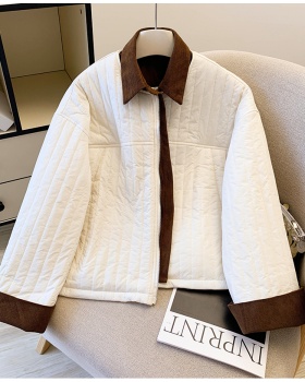 Light mixed colors jacket thin cotton coat for women