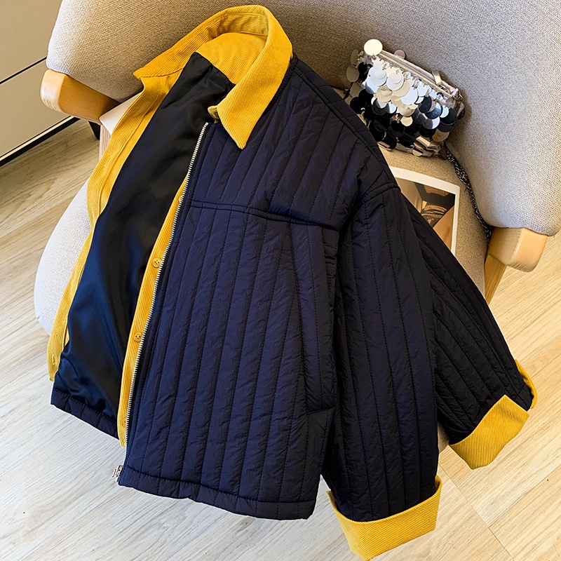 Light mixed colors jacket thin cotton coat for women