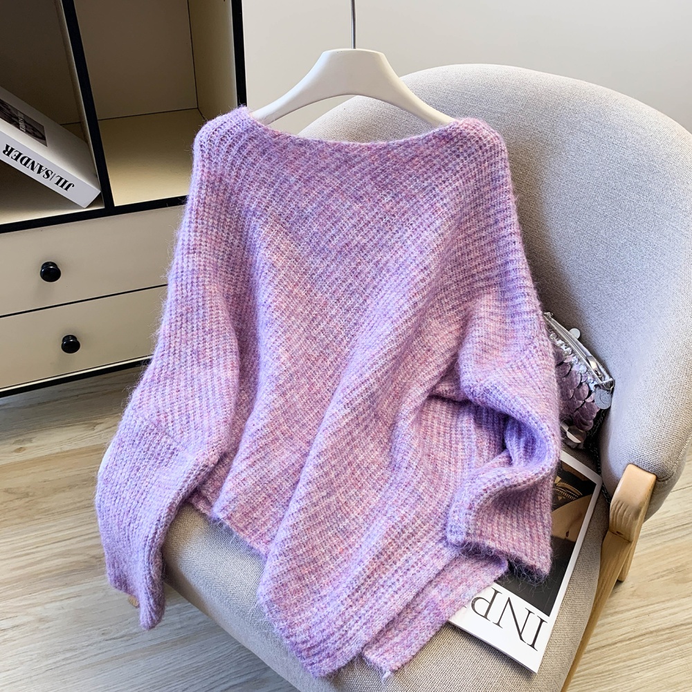Bow tops temperament sweater for women