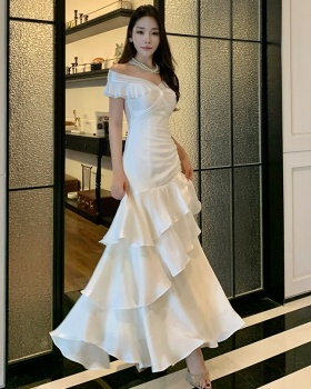Niche light luxury formal dress mermaid France style dress