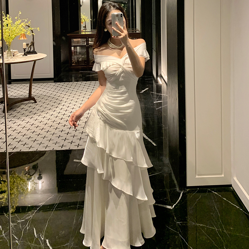 Niche light luxury formal dress mermaid France style dress