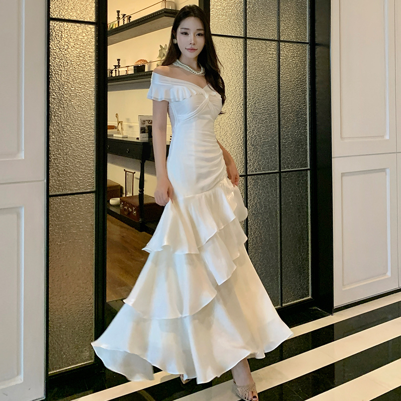 Niche light luxury formal dress mermaid France style dress