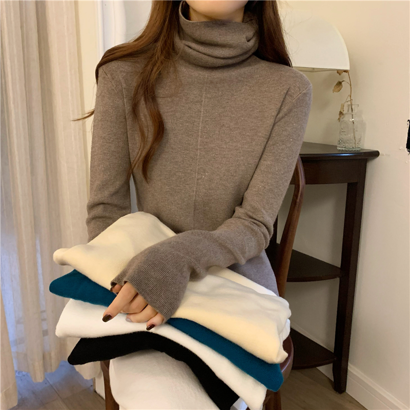 Thermal slim bottoming shirt long sleeve tops for women