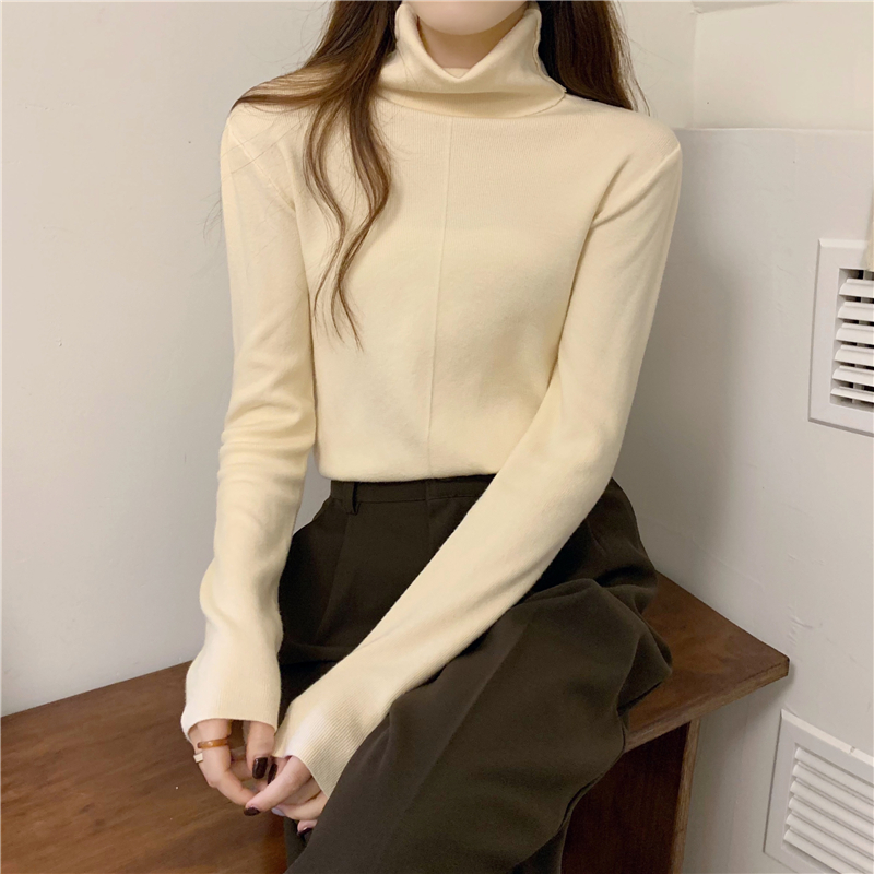 Thermal slim bottoming shirt long sleeve tops for women