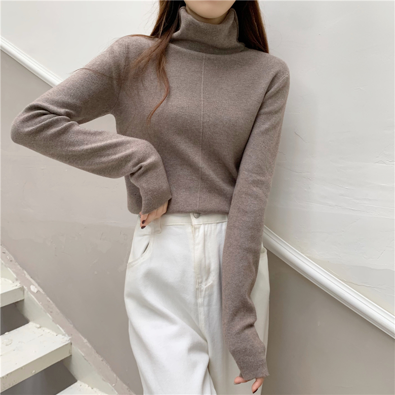 Thermal slim bottoming shirt long sleeve tops for women
