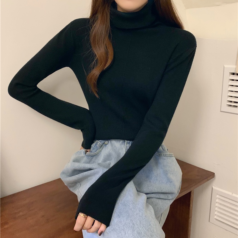 Thermal slim bottoming shirt long sleeve tops for women