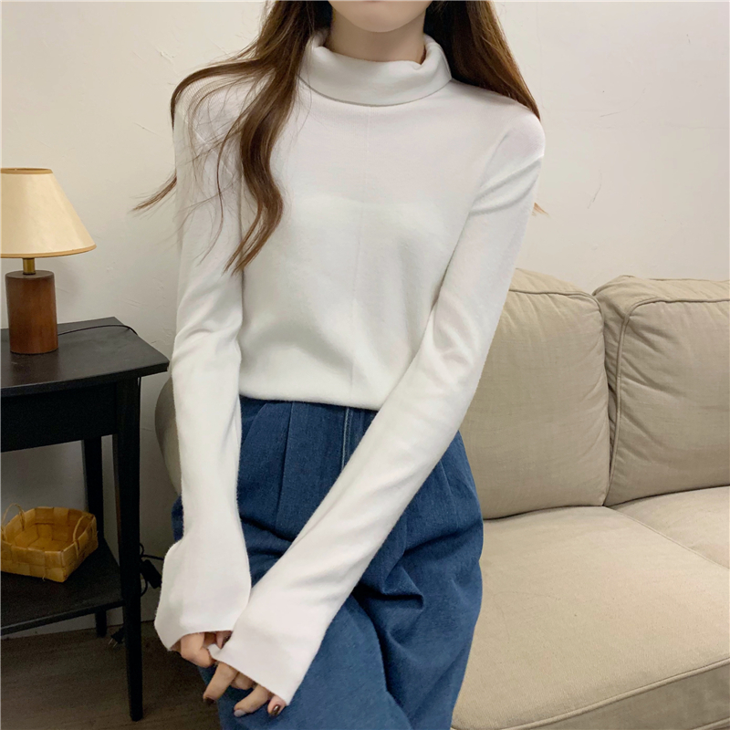 Thermal slim bottoming shirt long sleeve tops for women