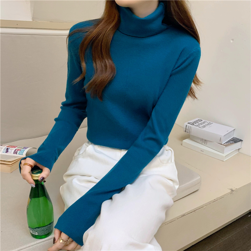 Thermal slim bottoming shirt long sleeve tops for women