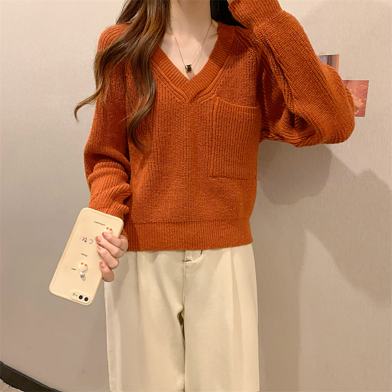 Pullover loose lazy autumn and winter sweater for women