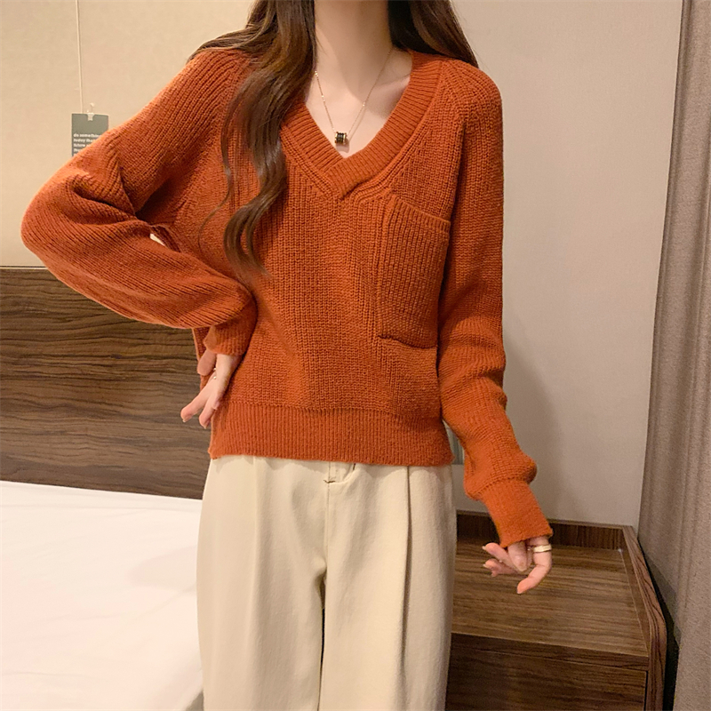 Pullover loose lazy autumn and winter sweater for women