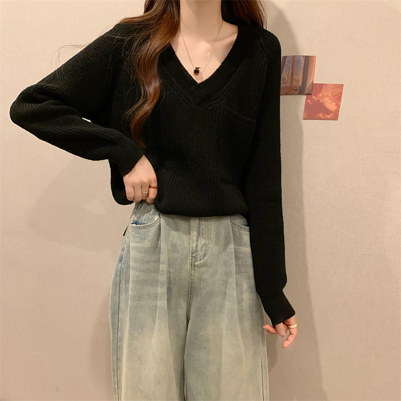 Pullover loose lazy autumn and winter sweater for women