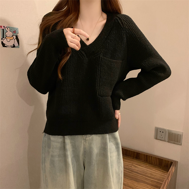 Pullover loose lazy autumn and winter sweater for women