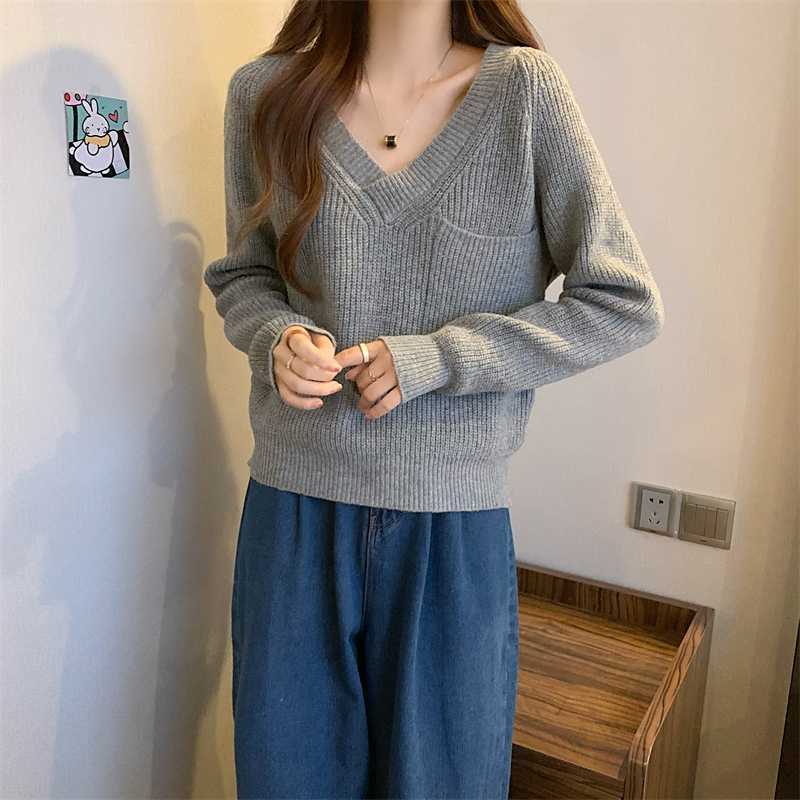 Pullover loose lazy autumn and winter sweater for women
