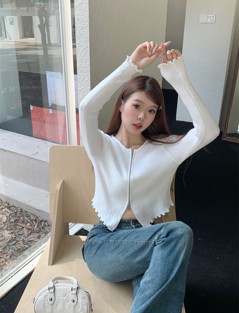 Spicegirl knitted cardigan irregular tops