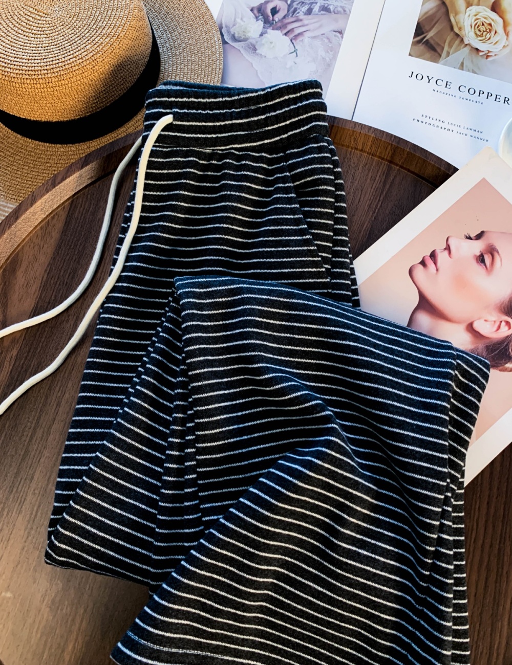 Large yard wide leg pants casual pants for women