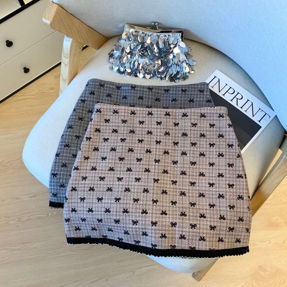 Retro short skirt high waist skirt for women