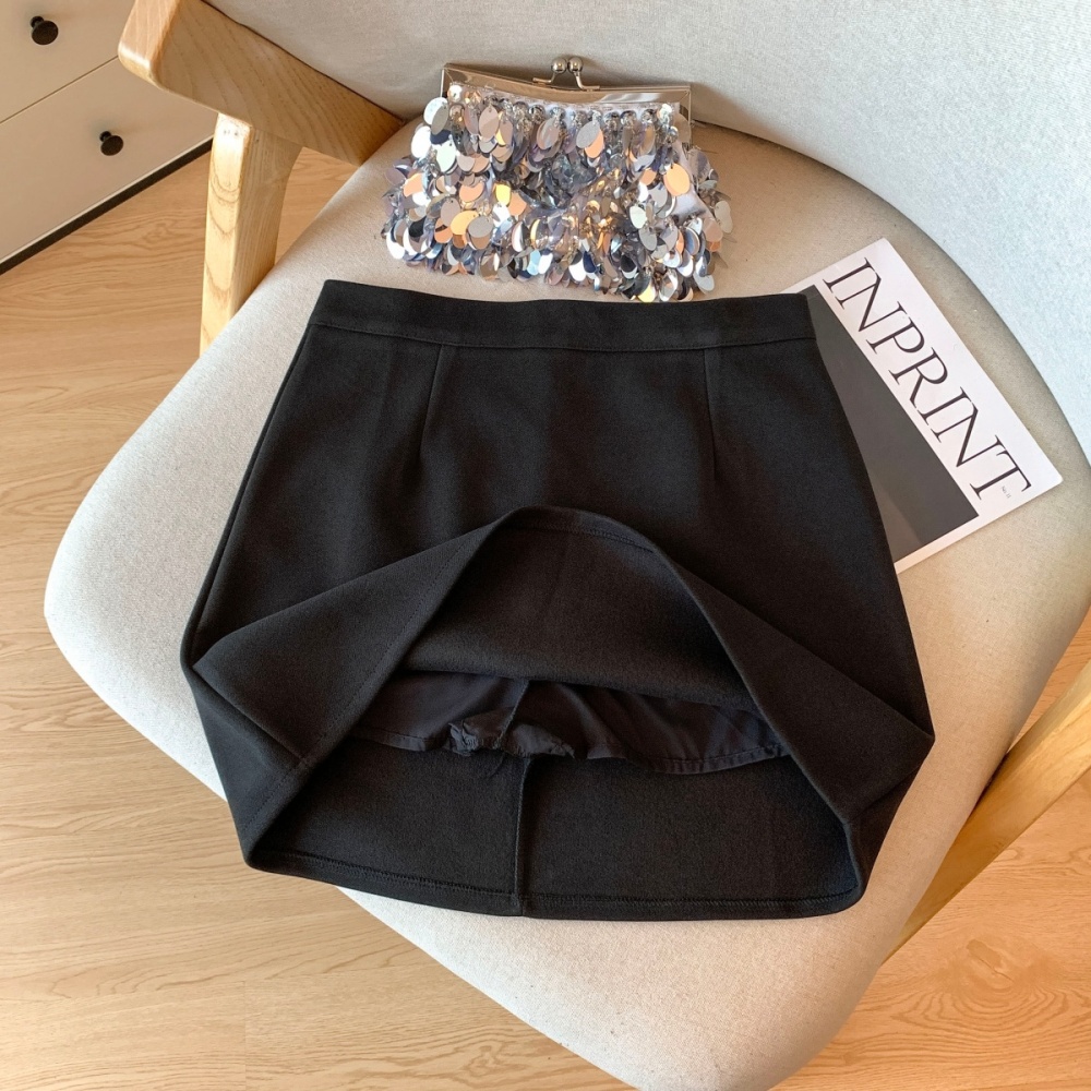 Black short skirt summer skirt for women