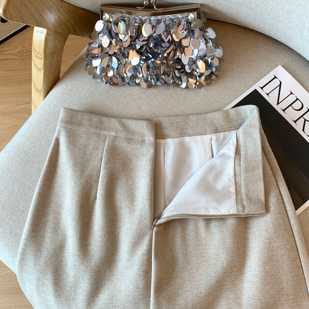 Black short skirt summer skirt for women