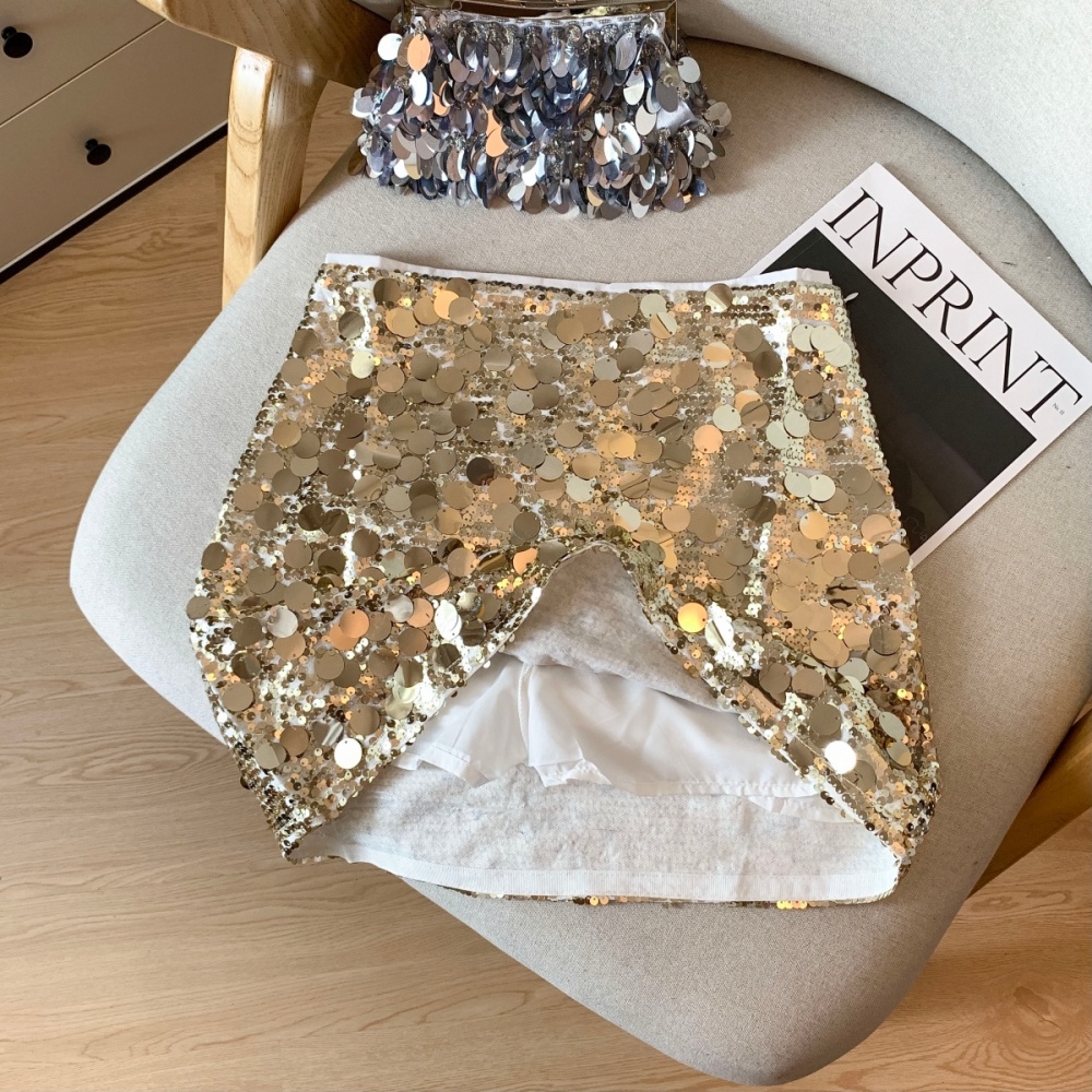 Ladies A-line spicegirl short skirt sexy autumn skirt