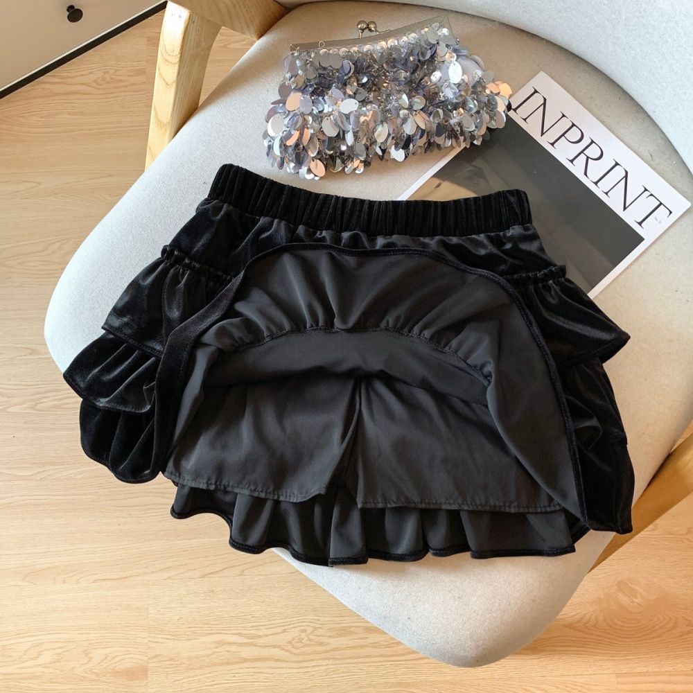 Autumn and winter skirt student short skirt
