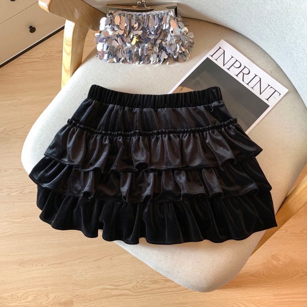 Autumn and winter skirt student short skirt