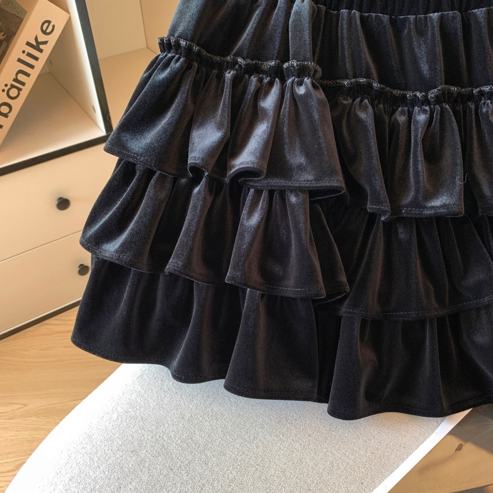 Autumn and winter skirt student short skirt