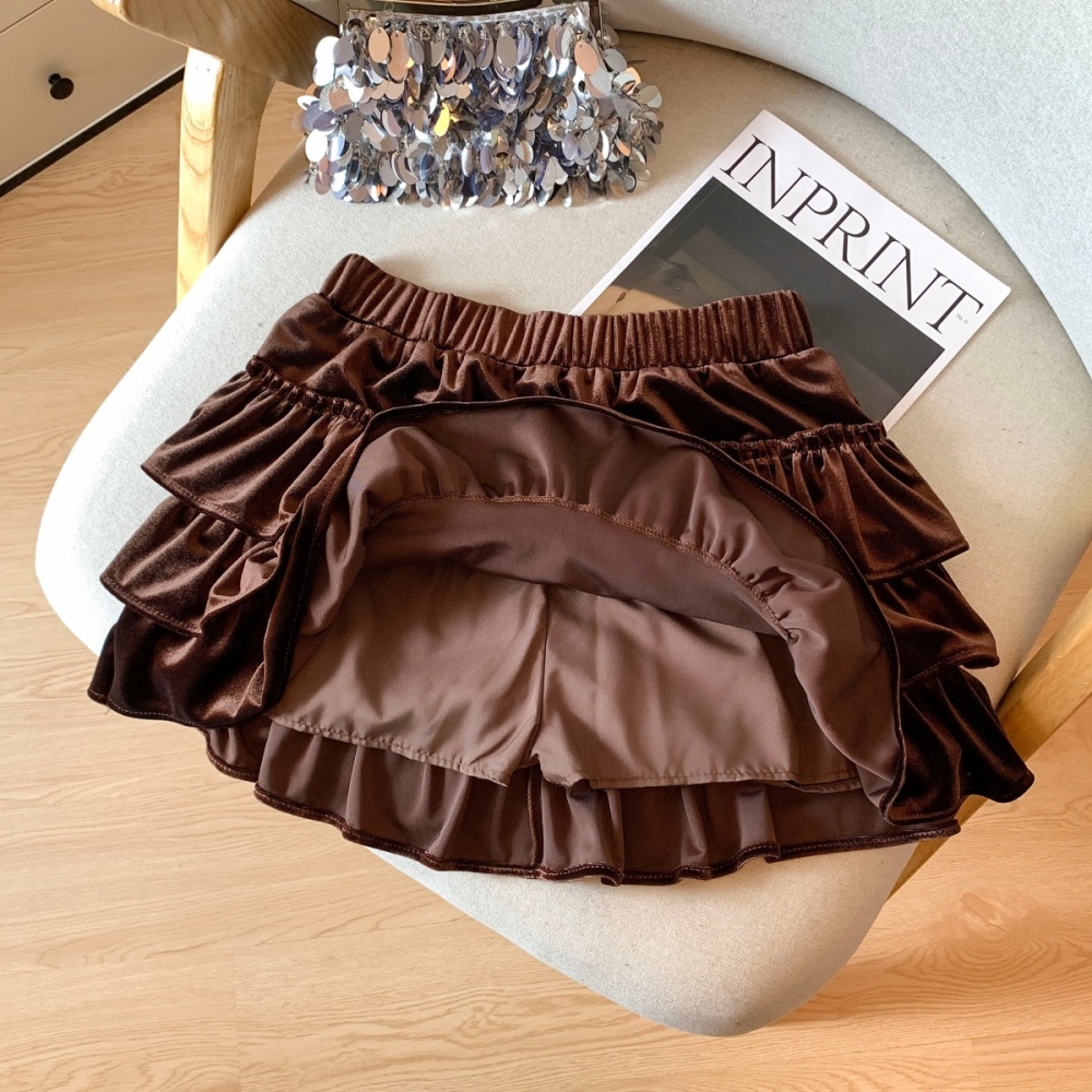 Autumn and winter skirt student short skirt
