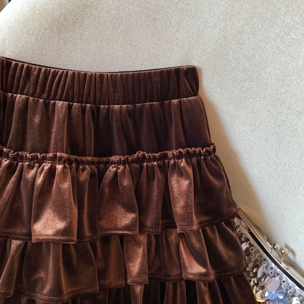 Autumn and winter skirt student short skirt