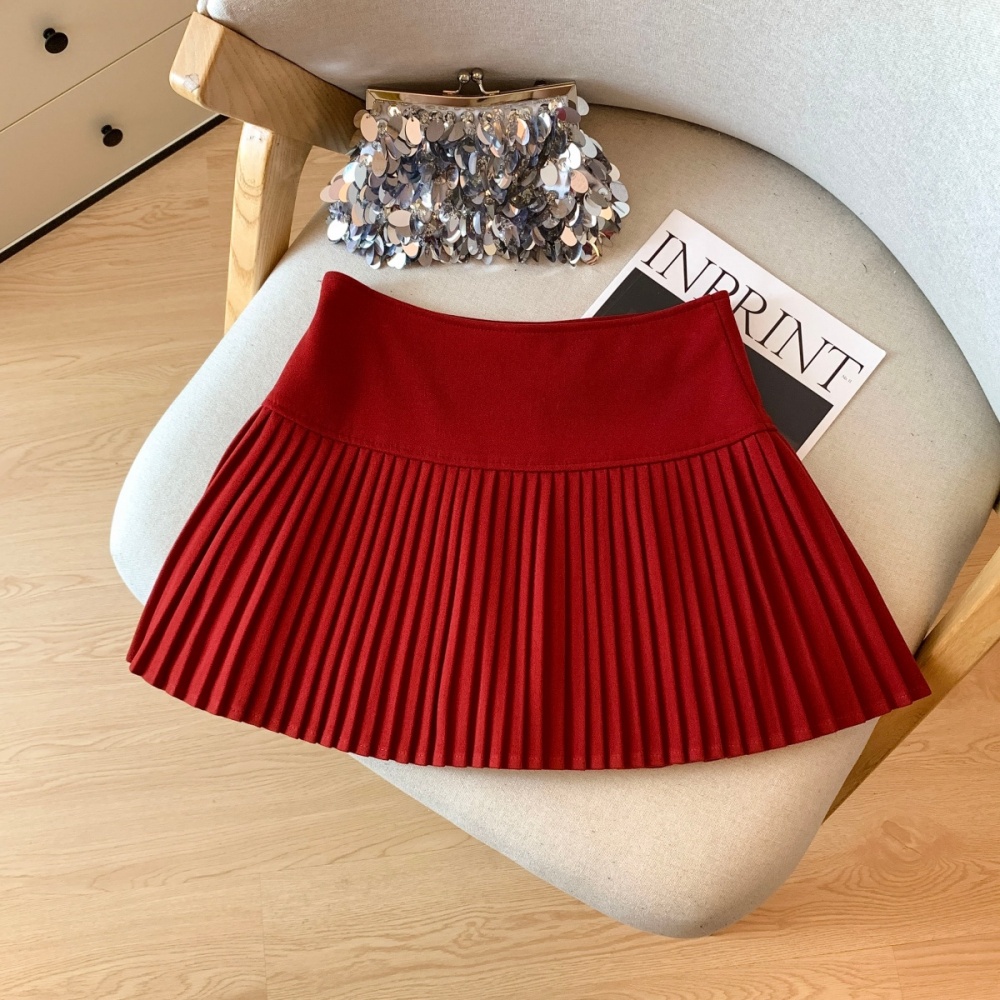Slim college style skirt for women