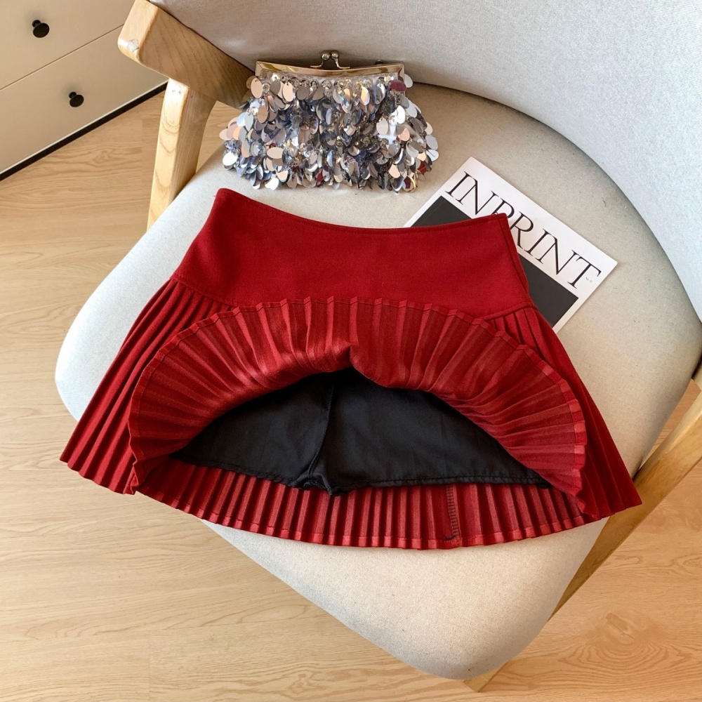Slim college style skirt for women