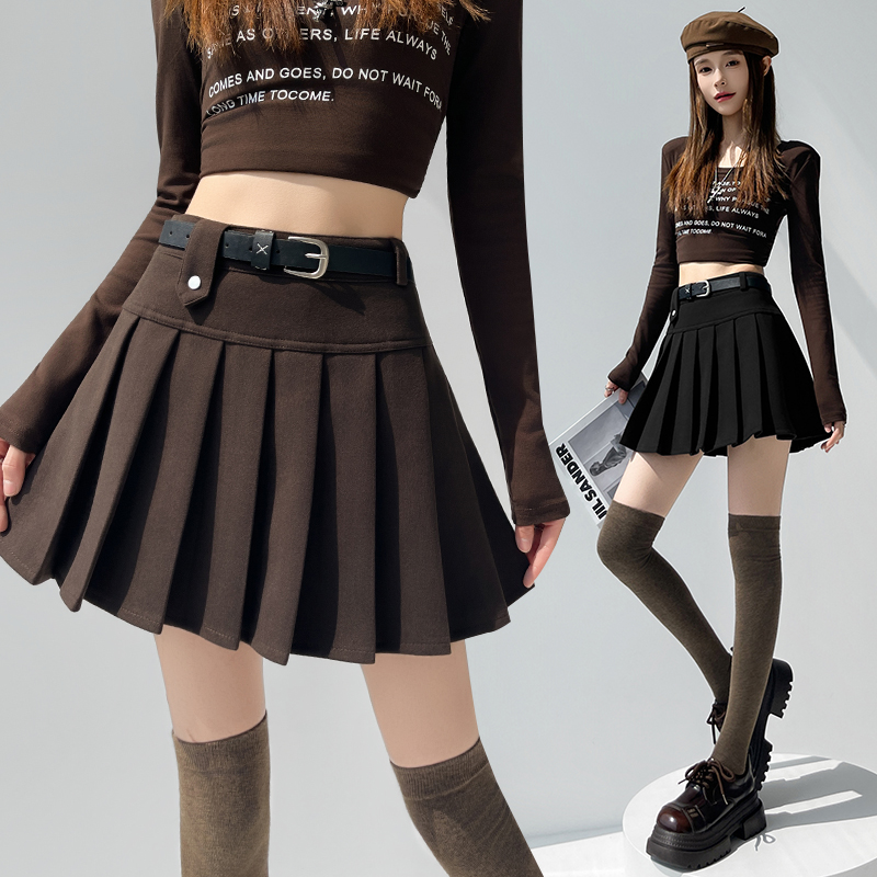 Show young Casual A-line autumn and winter skirt for women