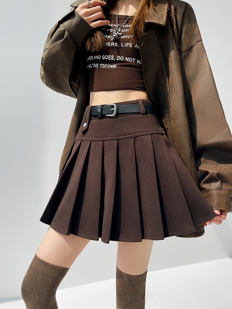 Show young Casual A-line autumn and winter skirt for women