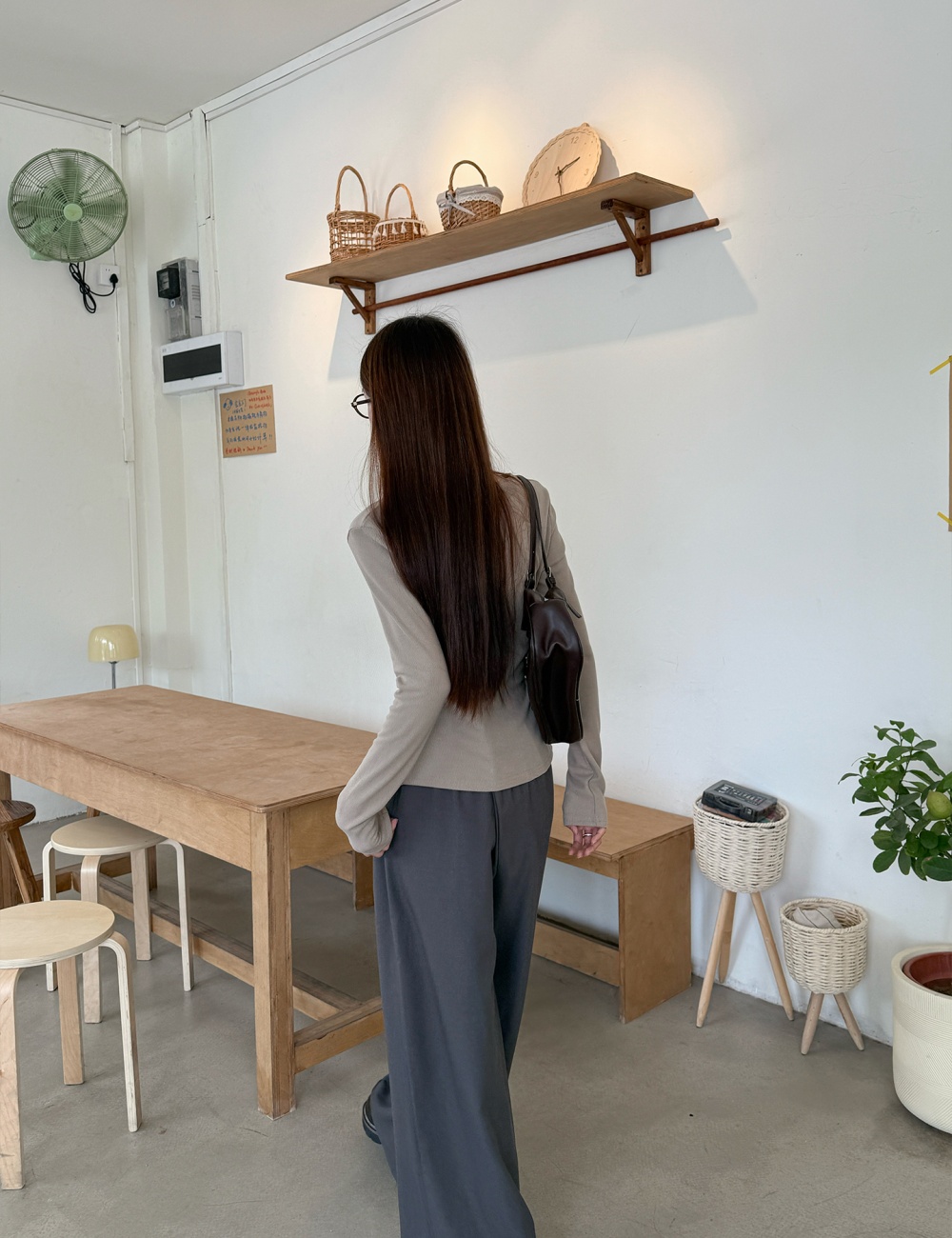 Inside the ride knitted cardigan gray tops for women