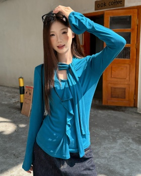 Slim autumn bottoming shirt long sleeve T-shirt for women