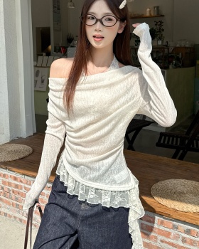 Long sleeve bottoming shirt T-shirt for women