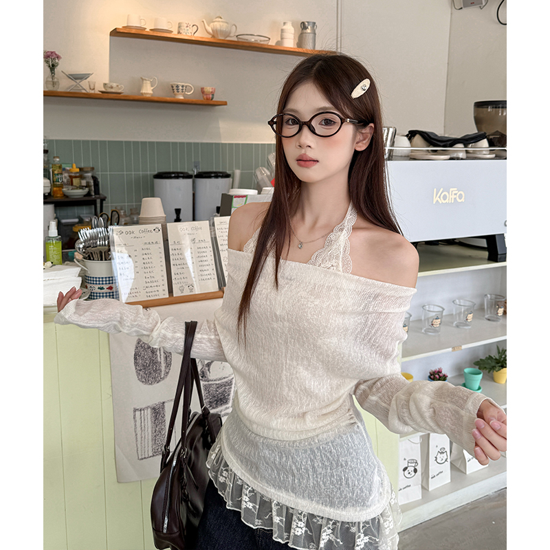 Long sleeve bottoming shirt T-shirt for women