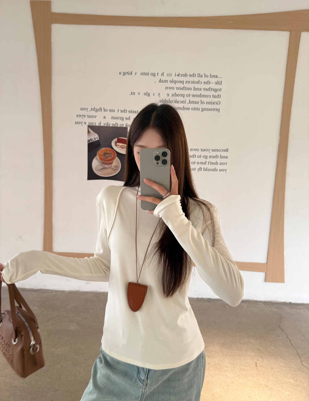 Western style slim bottoming shirt sueding tops for women