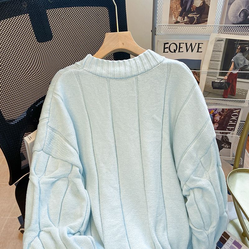 Bottoming long sleeve long tops thermal pure loose sweater