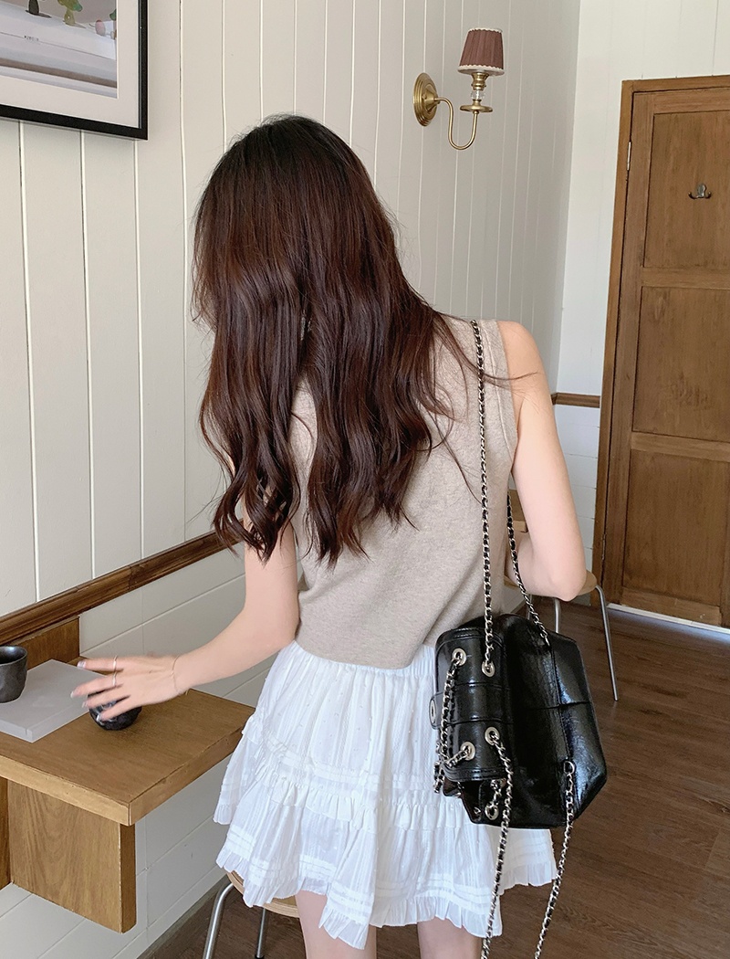 Sleeveless vest autumn and winter sweater for women