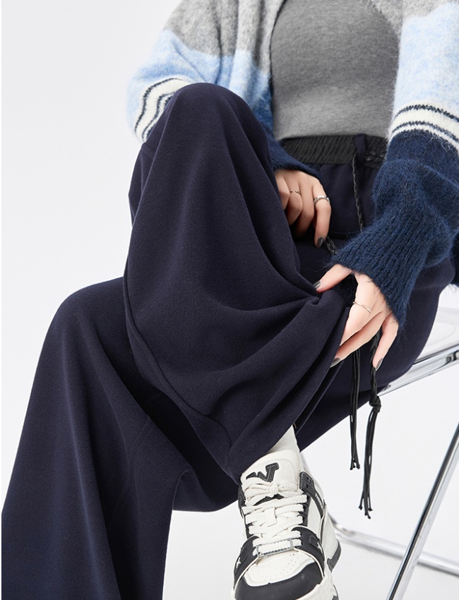 Waistband casual pants all-match pants for women