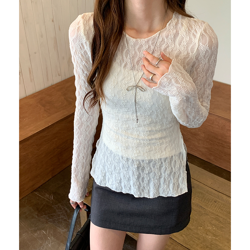 Long sleeve bottoming shirt T-shirt for women