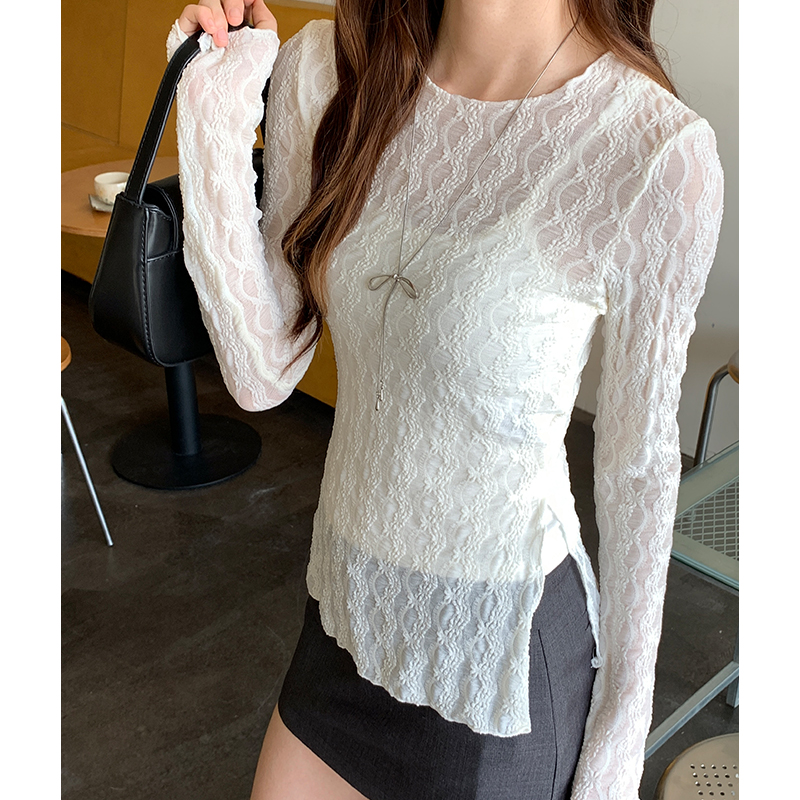 Long sleeve bottoming shirt T-shirt for women