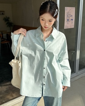 Casual long sleeve shirt autumn lazy coat for women