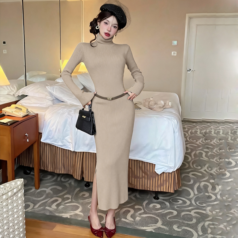 Autumn and winter dress sweater dress for women