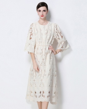 Unique France style fashionable lace dress