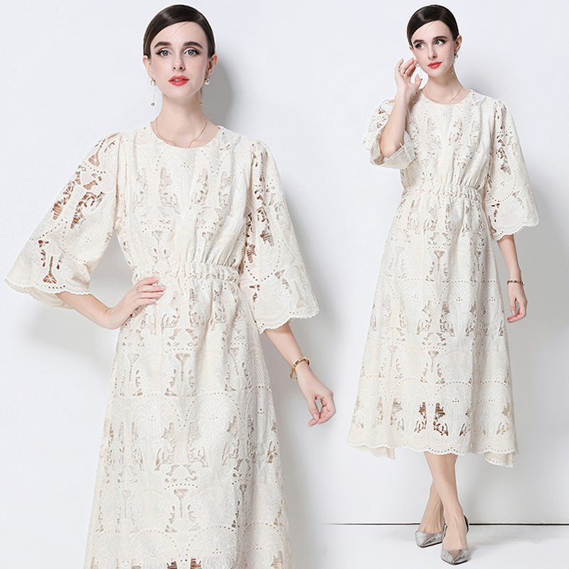 Unique France style fashionable lace dress